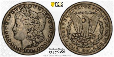 1894 $1 F15