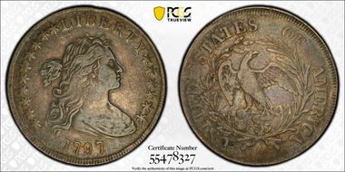 1797 $1 BB-71, 10x6 Stars VF30