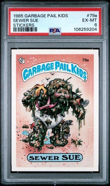 1985 Topps GARBAGE PAIL KIDS STICKERS STICKERS #79a Sewer Sue front