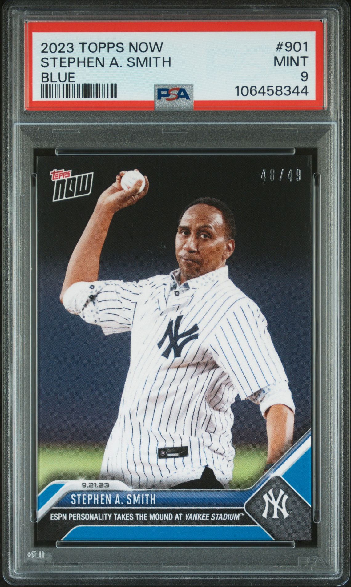 2023 Topps TOPPS NOW Blue #901 Stephen A. Smith front