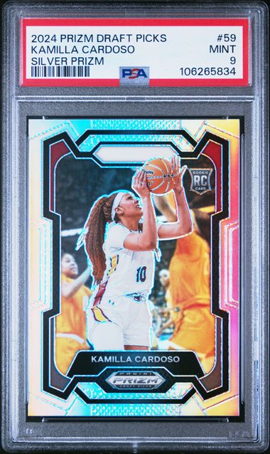 2024 Panini Prizm Draft Picks Kamilla Cardoso #59 (Silver Prizm) Mint 9 front
