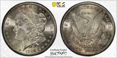 1884-CC $1 MS65