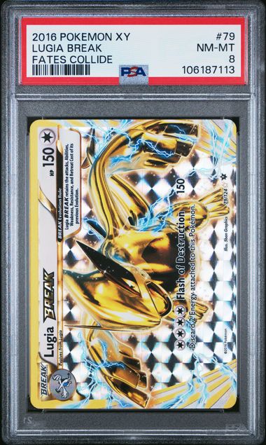 2016 Pokemon Xy Fates Collide Lugia Break #79 (Fates Collide) Nm-Mt 8 front