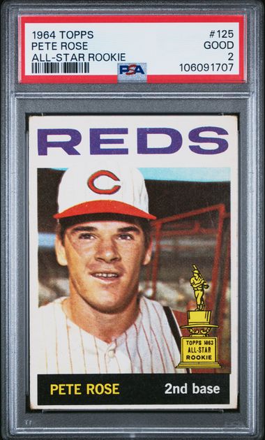 1964 Topps Pete Rose #125 (All-Star Rookie) Good 2 front