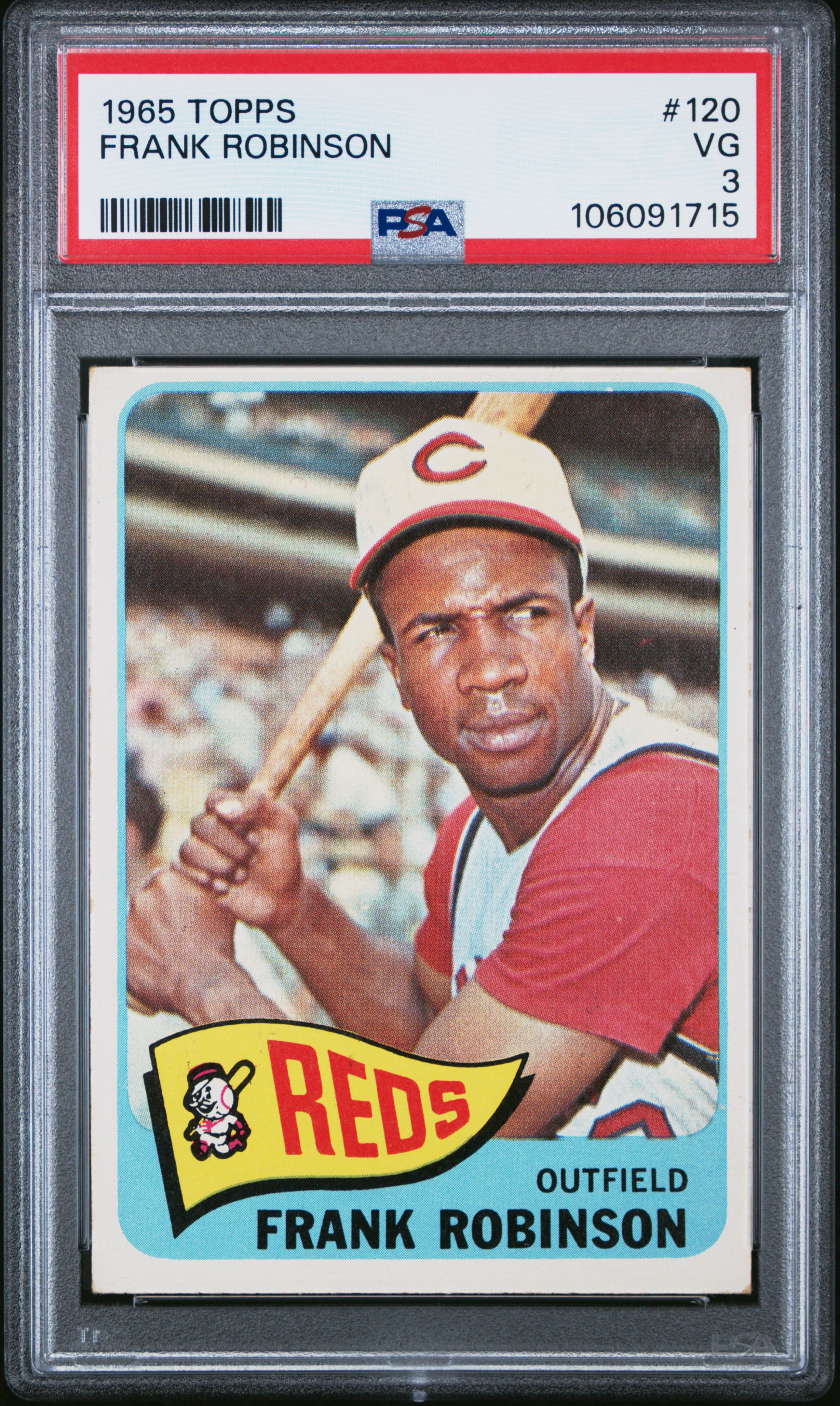 1965 Topps Frank Robinson #120 Vg 3 back