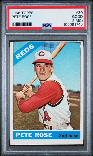 1966 Topps Pete Rose #30 Good 2 (Mc) front