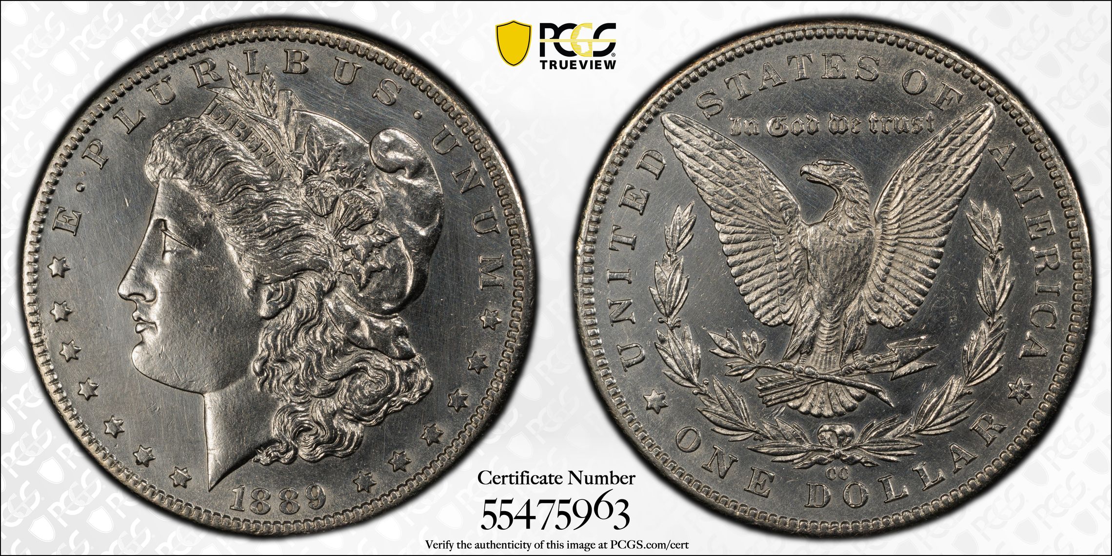 1889-CC $1 PCGS Genuine