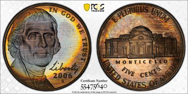 2006-S 5C Monticello PR67DCAM