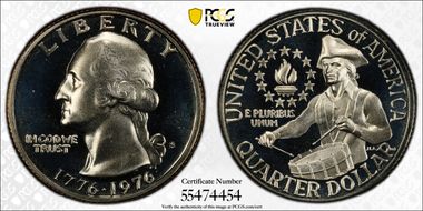 1976-S 25C Clad PR68DCAM