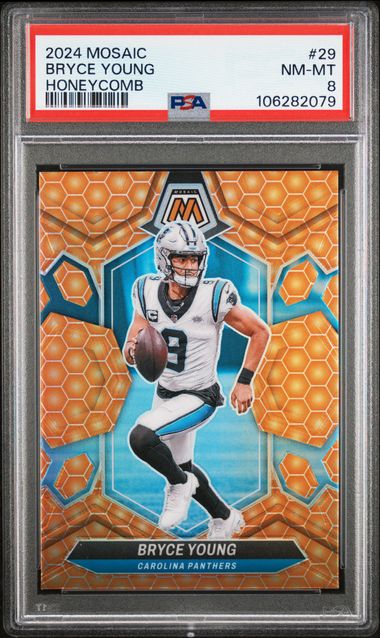 2024 Panini Mosaic Bryce Young #29 (Honeycomb) Nm-Mt 8 front