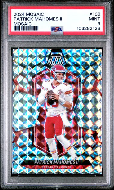 2024 Panini Mosaic Patrick Mahomes Ii #106 (Mosaic) Mint 9 front