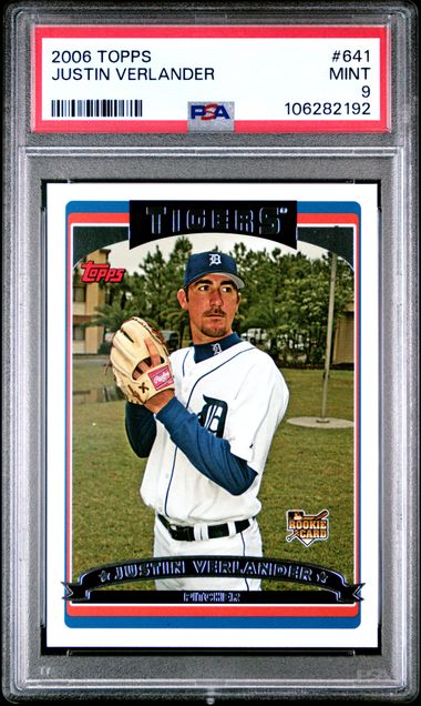 2006 Topps Justin Verlander #641 Mint 9 front