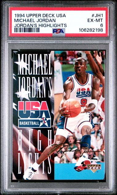 1994 Upper Deck Usa Basketball Jordan's Highlights Michael Jordan #Jh1 (Jordan's Highlights) Ex-Mt 6 front