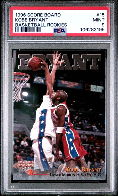1996 Score Board Basketball Rookies Kobe Bryant #15 (Basketball Rookies) Mint 9 front