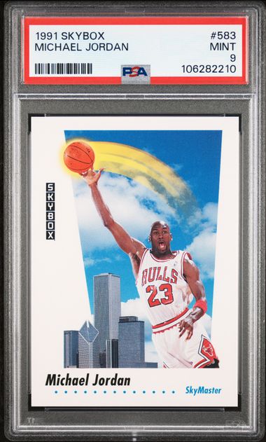 1991 Skybox Michael Jordan #583 Mint 9 front