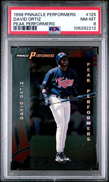 1998 Pinnacle Performers David Ortiz #125 (Peak Performers) Nm-Mt 8 front
