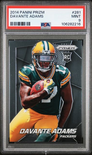 2014 Panini Prizm Davante Adams #281 Mint 9 front