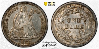 1875 10C MPD FS-301, F-107 MS62