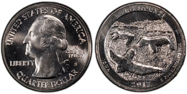 2017-S 25C Effigy Mounds NP MS67+