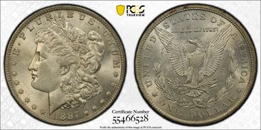 1887-O $1 AU58