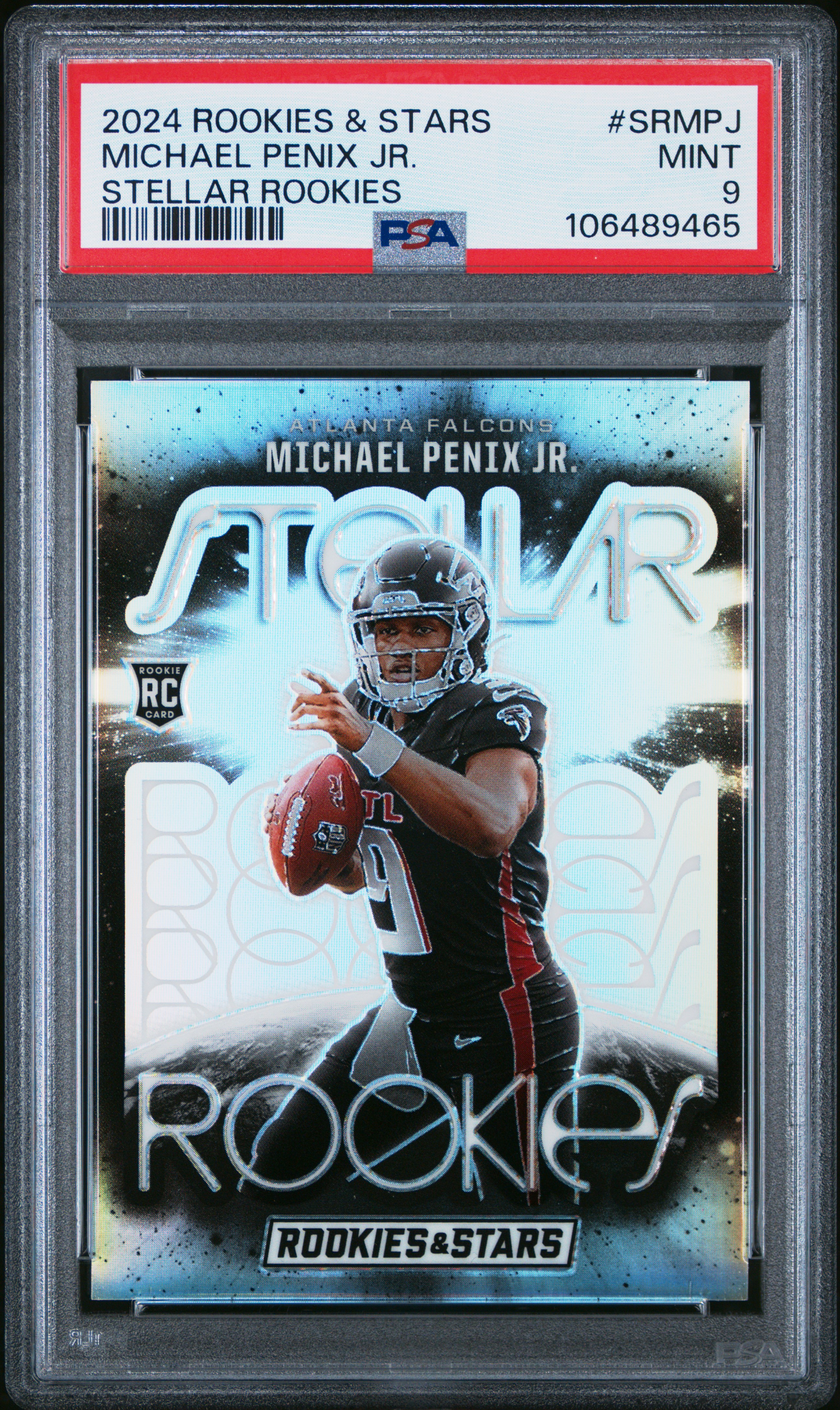 2024 Panini Rookies & Stars Stellar Rookies Michael Penix Jr. #Srmpj Mint 9 back