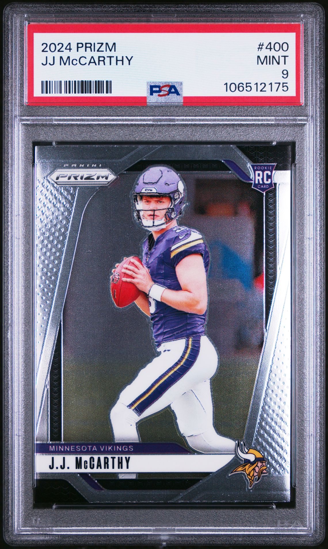 2024 Panini Prizm Jj Mccarthy #400 Mint 9 front