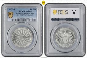 1972-J 10 Mk IN DEUTSCHLAND MS66