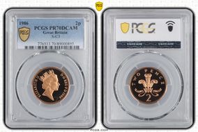 1986 2p S-C3 PR70DCAM