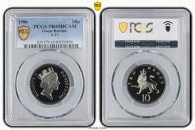 1986 10p S-F3 PR69DCAM
