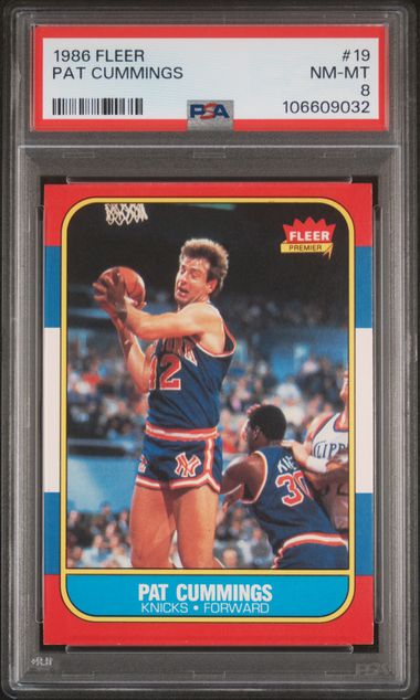 1986 Fleer Pat Cummings #19 Nm-Mt 8 front