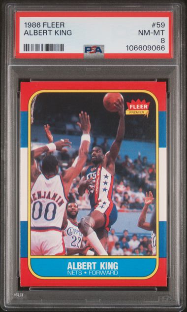 1986 Fleer Albert King #59 Nm-Mt 8 front