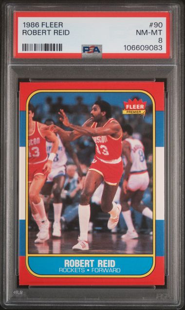 1986 Fleer Robert Reid #90 Nm-Mt 8 front