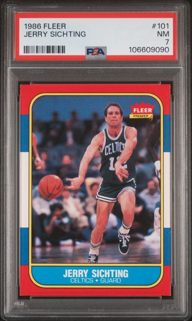 1986 Fleer Jerry Sichting #101 Nm 7 front