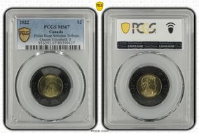 2022 $2 Polar Bear Solemn Tribute Queen Elizabeth II MS67