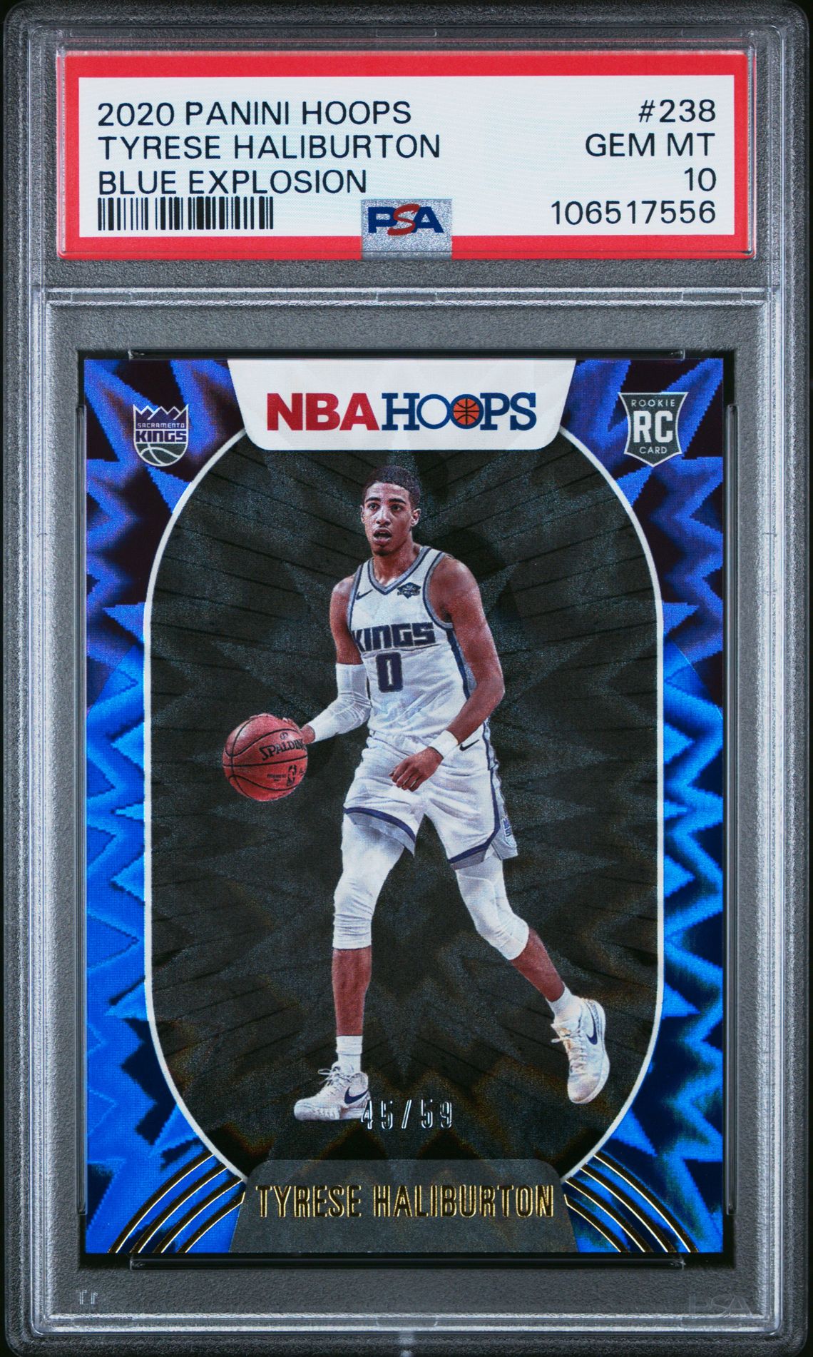 2020 Panini PANINI HOOPS #238 Tyrese Haliburton front