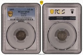 1855 1/2 Dr KM-34  Ag XF45