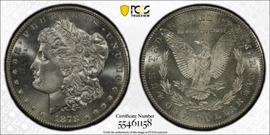 1878-S $1 MS66+ 