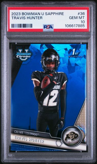 2023 Bowman Sapphire #36 Hunter front