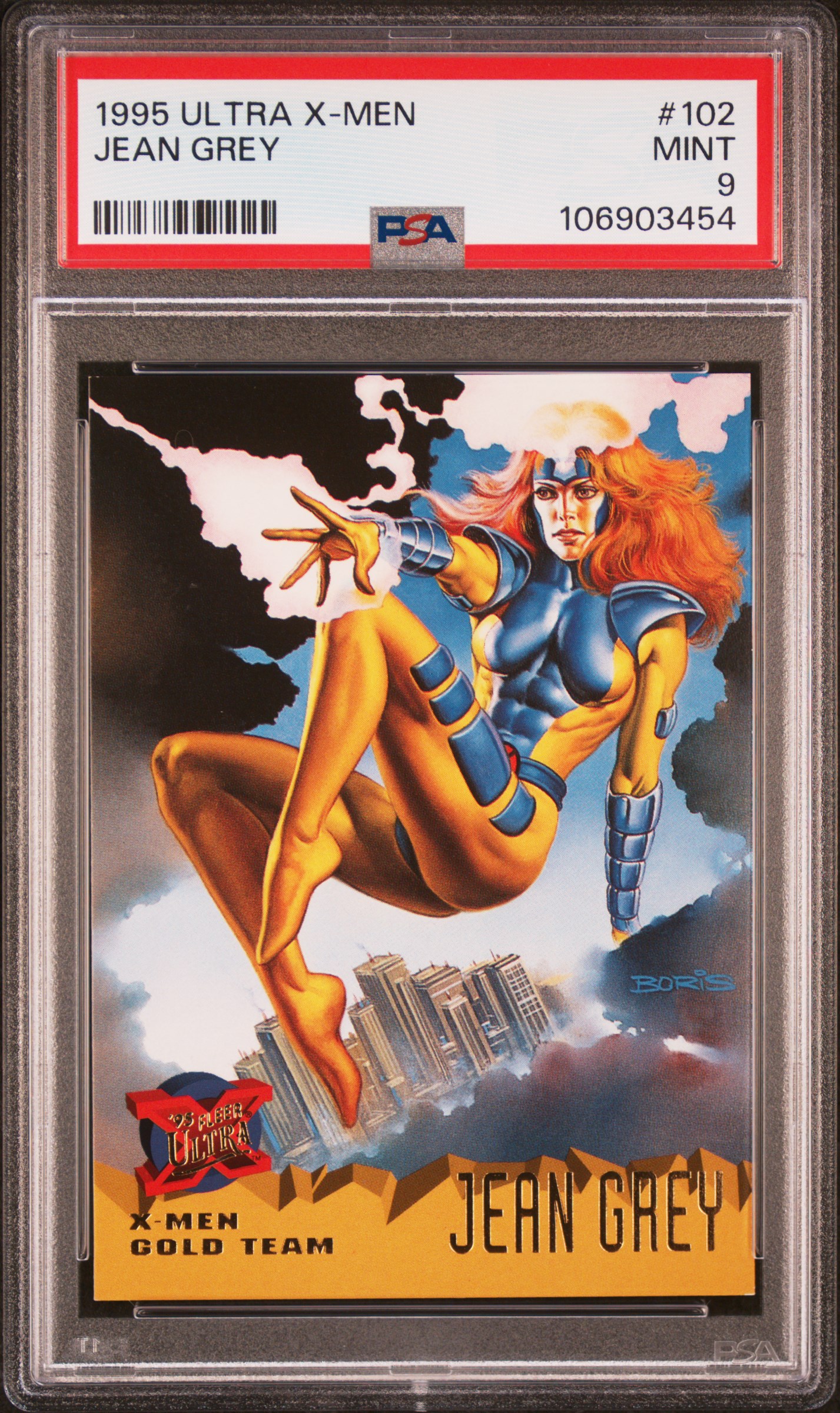 1995 Ultra X-Men Jean Grey #102 Mint 9 front