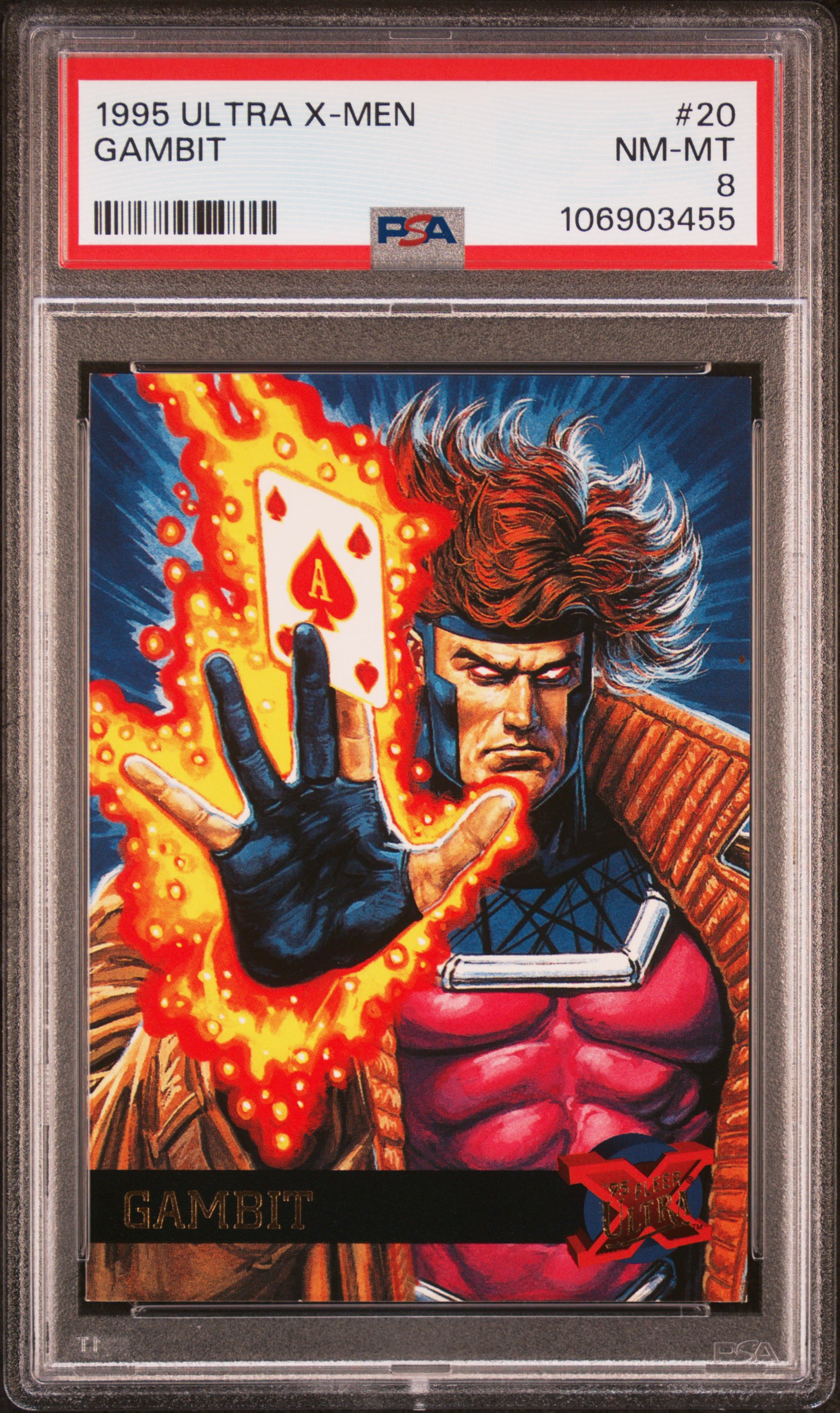 1995 Ultra X-Men Gambit #20 Nm-Mt 8 front