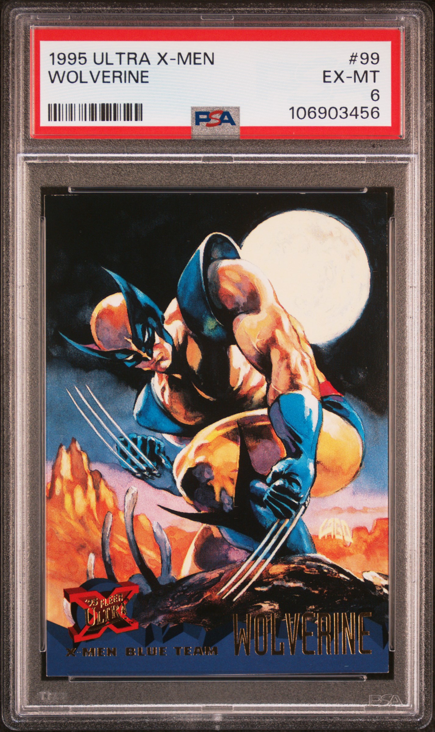1995 Ultra X-Men Wolverine #99 Ex-Mt 6 front