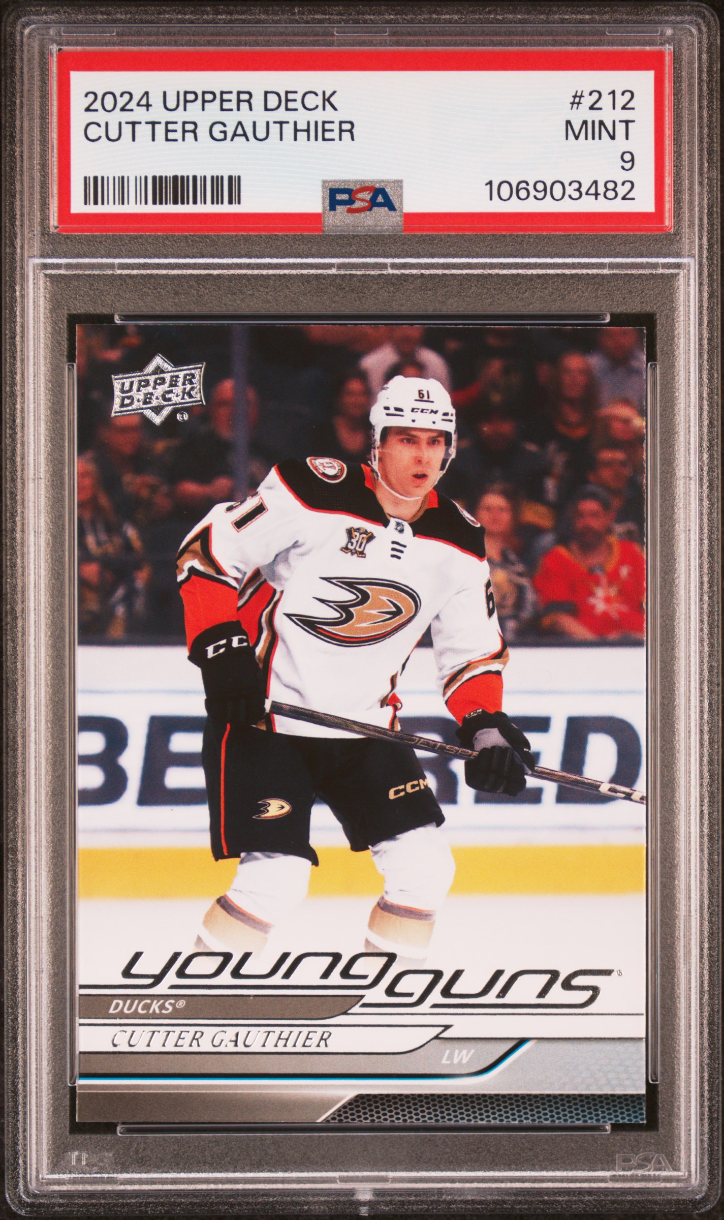 2024 Upper Deck Cutter Gauthier #212 Mint 9 front