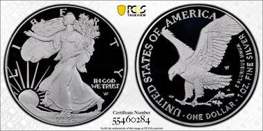 2024-W  $1 Silver Eagle PR70DCAM