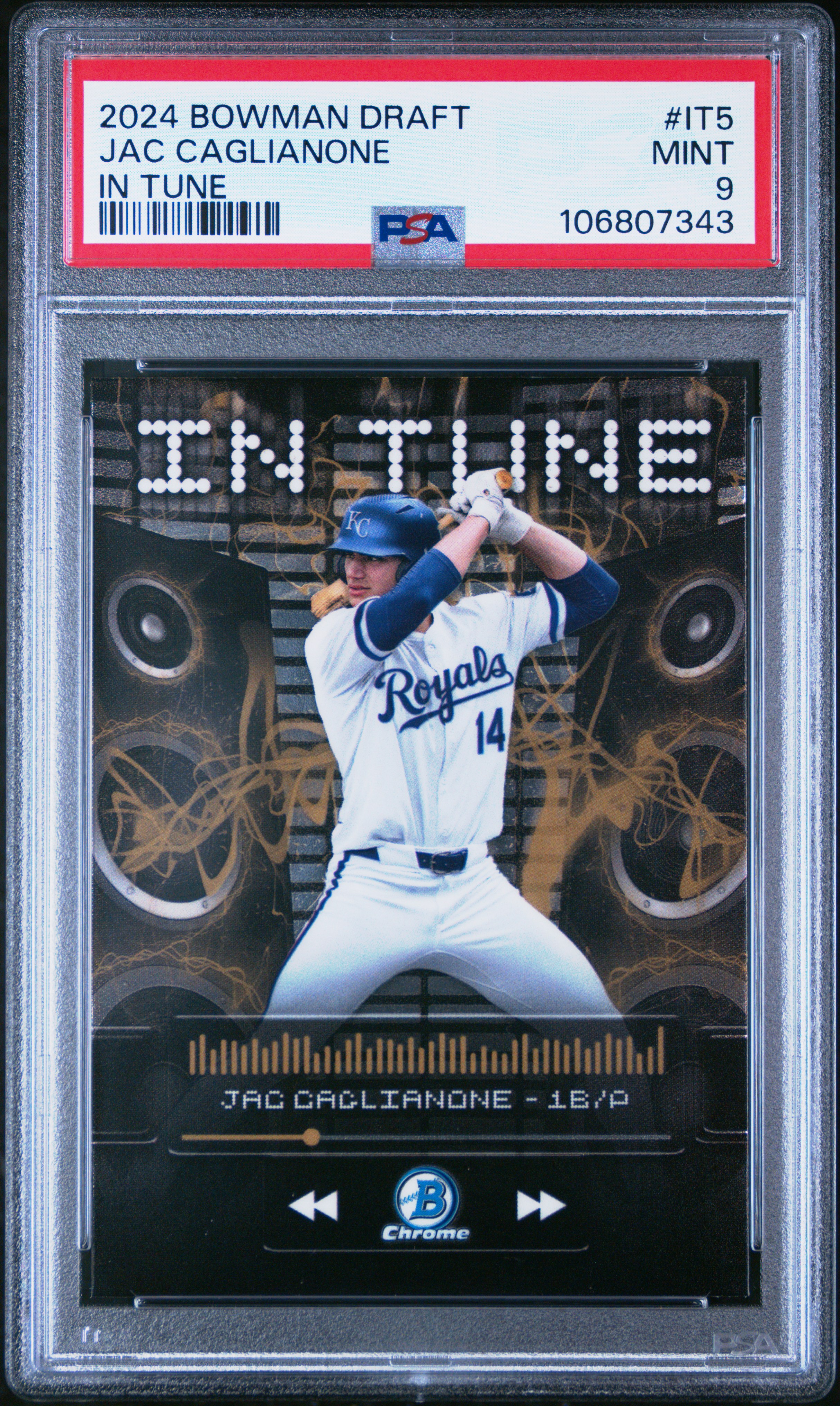 2024 Bowman Draft In Tune Jac Caglianone #It5 Mint 9 front