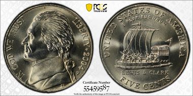 2004-P 5C Keel Boat MS68