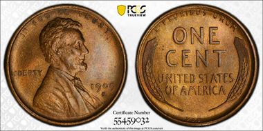 1909-S VDB 1C MS65RB