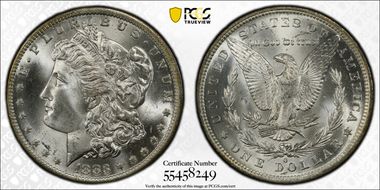 1883-O $1 MS65