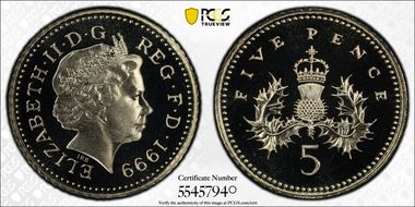 1999 5p S-D5 PR70DCAM