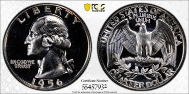 1956 25C PR66