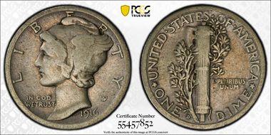 1916-D 10C G6